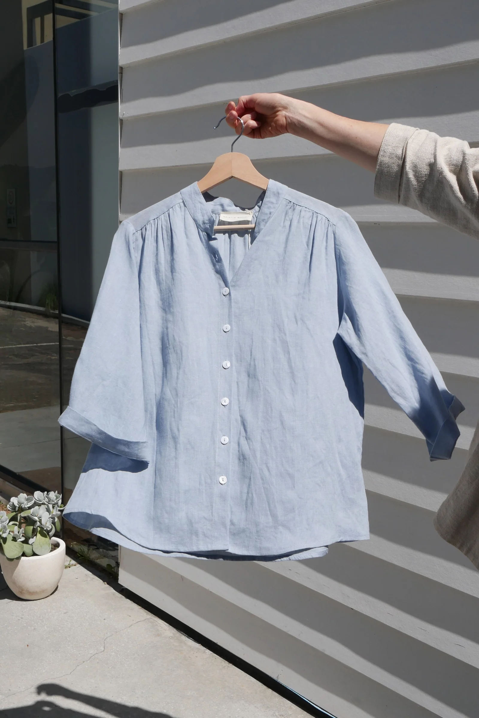 Very Useful Blouse | Sky Blue - Barbeachs