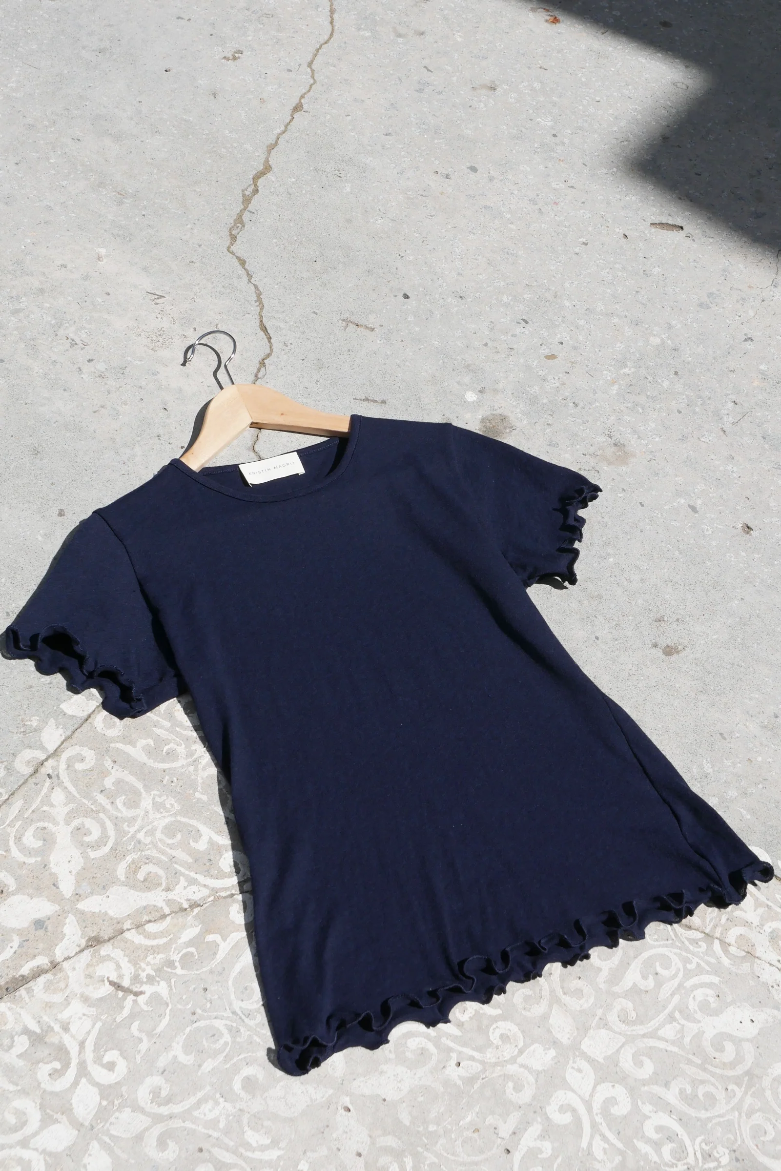 Organic Cotton Light Tee | Navy - Barbeachs
