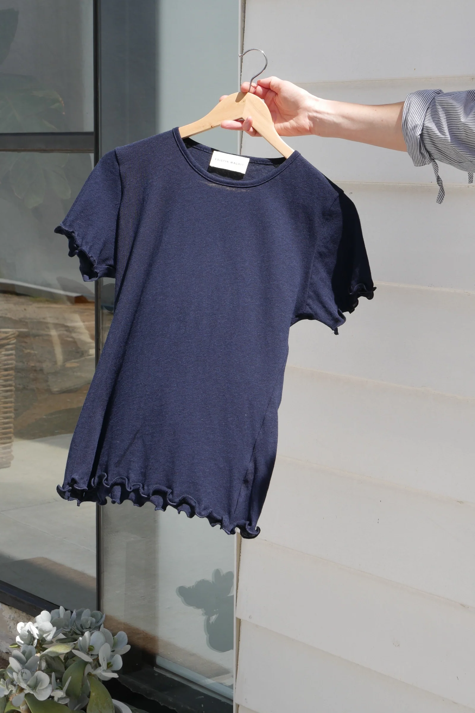 Organic Cotton Light Tee | Navy - Barbeachs